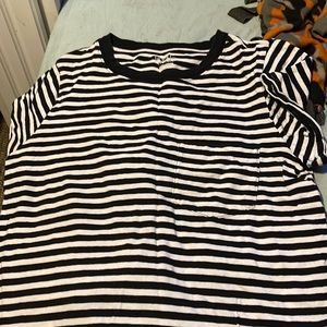 striped dress with pocket